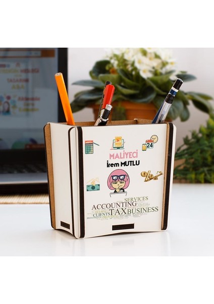 Maliyeci Pembe Tasarım Kalemlik