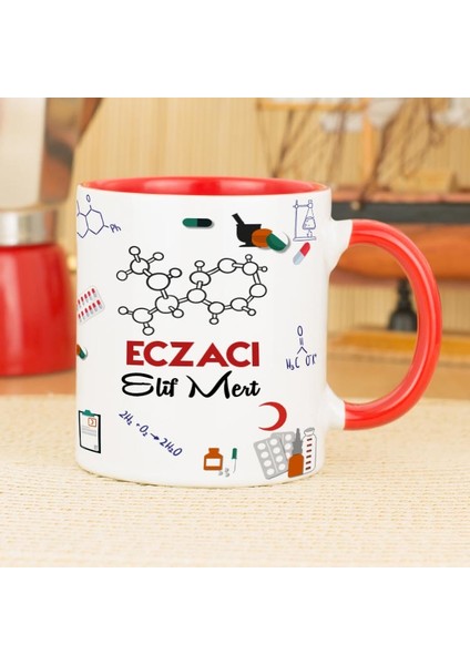 Eczacı Kupa Bardak - Kırmızı