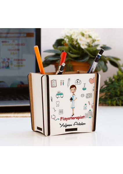 Fizyoterapist Kadın Figür Kalemlik
