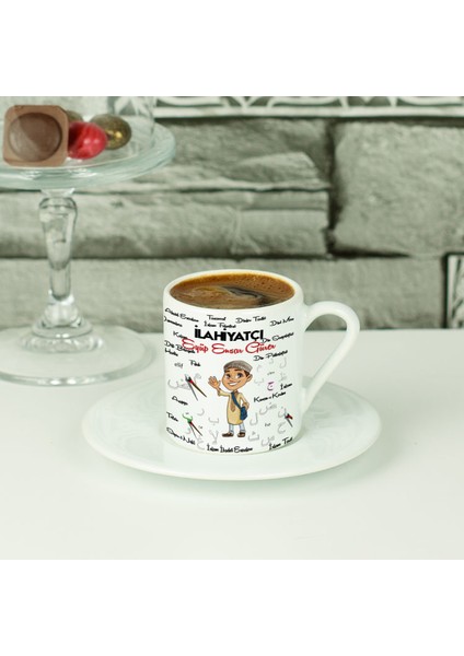 İlahiyatçı Erkek Figür Kahve Fincanı