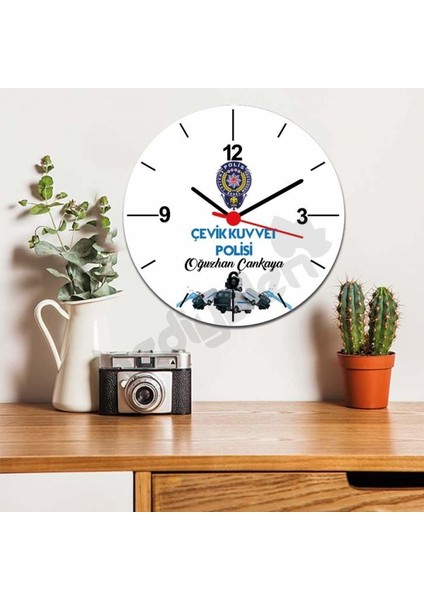 Çevik Kuvvet Polisi Duvar Saati