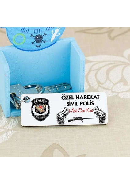 Özel Harekat Sivil Polis Anahtarlık