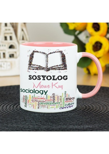 Sosyolog Kupa Bardak - Pembe