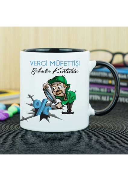 Vergi Müfettişi Kupa Bardak - Siyah