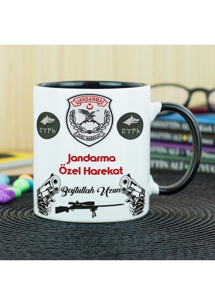Jandarma Özel Harekat Kupa Bardak - Siyah