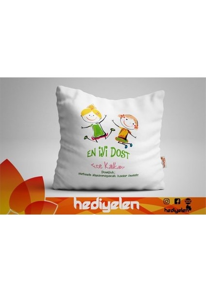 En İyi Dost Tasarımlı Yastık