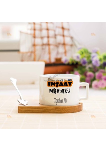 İnşaat Mühendisi Stantlı Fincan