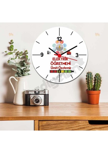 Elektrik Öğretmeni Duvar Saati