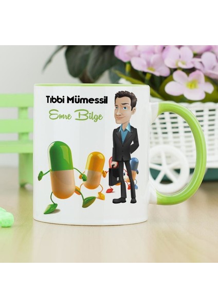 Tıbbi Mümessil Kupa Bardak - Yeşil