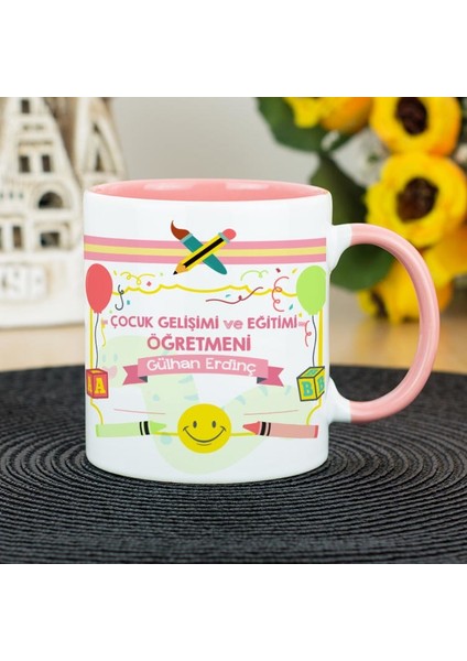 Çocuk Gelişimi Kupa Bardak - Pembe