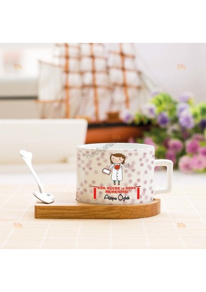 Kök Hücre Ve Doku Mühendisi Stantlı Fincan