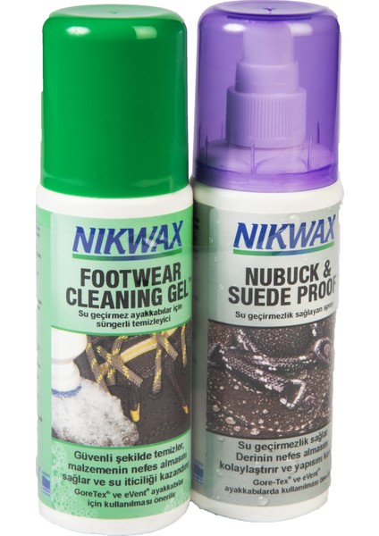 İkili Paket Nubuck & Suede Spray + Footwear Cleaning Gel