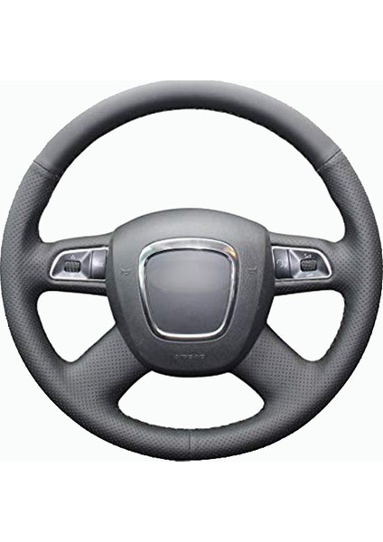 Audi Q5 08-12 Uyumlu Araca Özel Deri Direksiyon Kılıfı