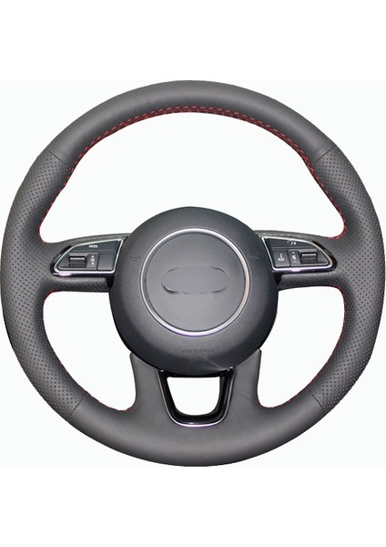 Audi Q3 13-15 Uyumlu Araca Özel Deri Direksiyon Kılıfı