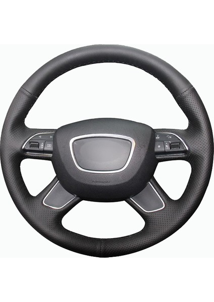 Audi A4 B8 14-15 Uyumlu Araca Özel Deri Direksiyon Kılıfı