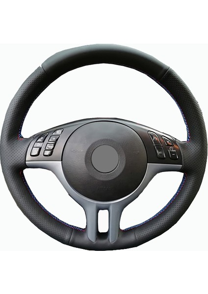 Bmw E53 Model 2 Uyumlu Araca Özel Deri Direksiyon Kılıfı