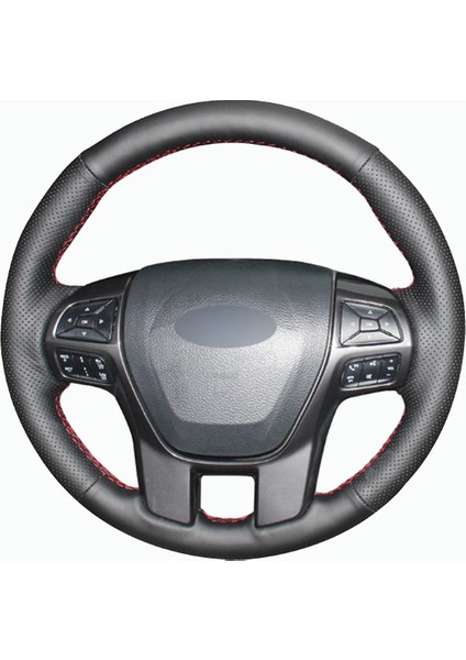 Ford Everest 16-18 Uyumlu Araca Özel Deri Direksiyon Kılıfı