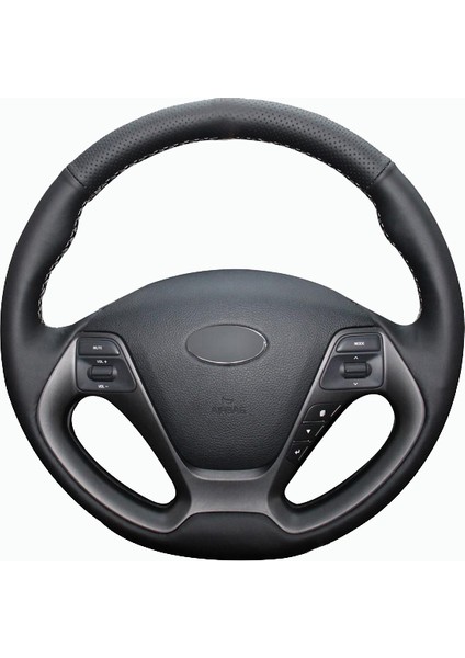 Kia Ceed 13-15 Uyumlu Araca Özel Deri Direksiyon Kılıfı