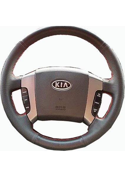 Kia Sorento 04-08 Uyumlu Araca Özel Deri Direksiyon Kılıfı