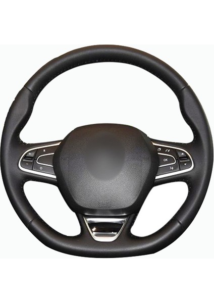 Renault Kadjar 16-18 Uyumlu Araca Özel Deri Direksiyon Kılıfı
