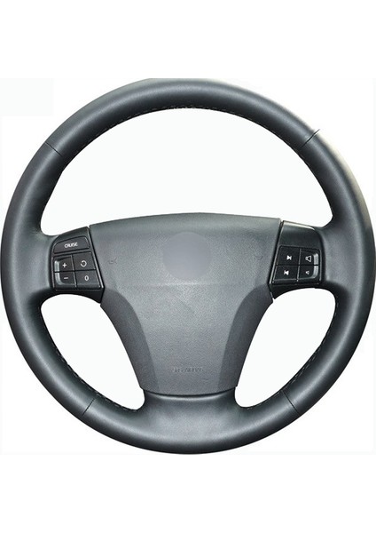 Volvo V50 06-12 Uyumlu Araca Özel Deri Direksiyon Kılıfı