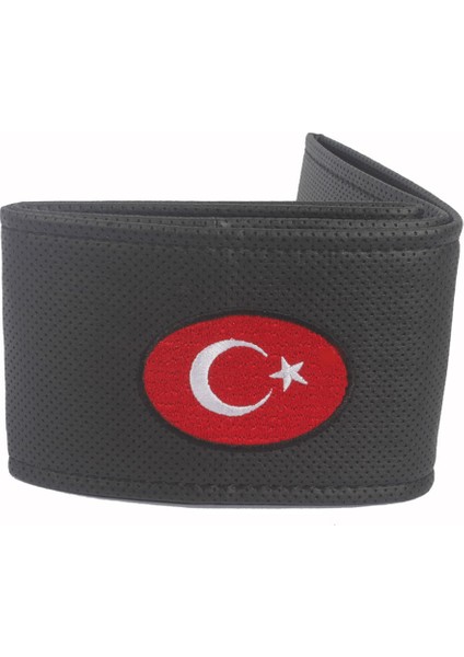 Dikmeli Deri Direksiyon Kılıfı Nakışlı Model Türk Bayrağı