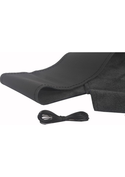 Dikmeli Hakiki Deri Direksiyon Kılıfı Renkli İpli