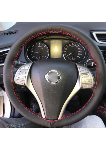 Dikmeli Hakiki Deri Direksiyon Kılıfı Renkli İpli fırsatları