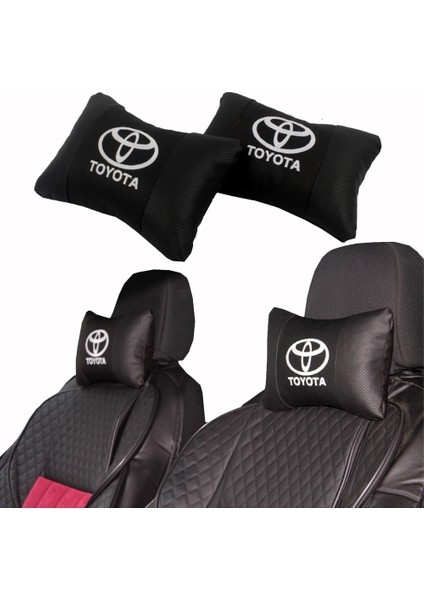 Toyota Araca Özel Nakışlı Oto Deri Boyun Yastığı fiyatları