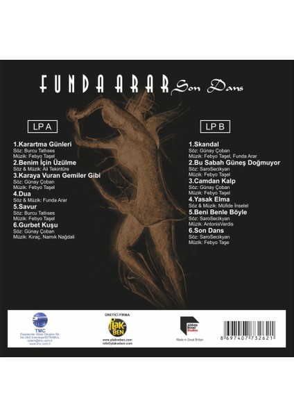 Funda Arar - Son Dans (Plak)