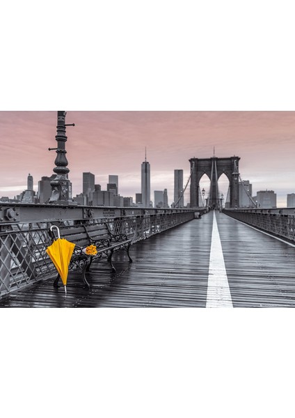 Assaf Frank Yellow Umbrella Maxı Poster