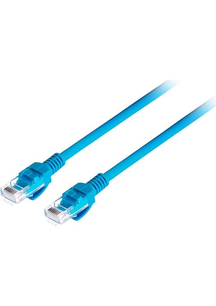 FA-C6722B Mavi CAT6E Kablo 30 cm