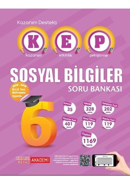 Kazanım Destekli Sosyal Bilgiler Soru Bankası (KEP ) (6.Sınıf )