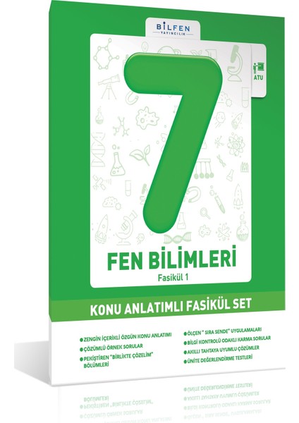 Bilfen 7. Sınıf Fen Bilimleri Konu Anlatım (5 Fasikül) 2018-2019