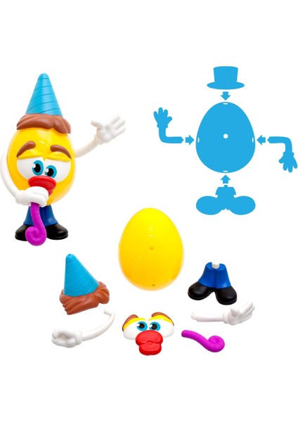 Neco Toys Egg Headz Tak Takıştır Sürpriz Yumurta