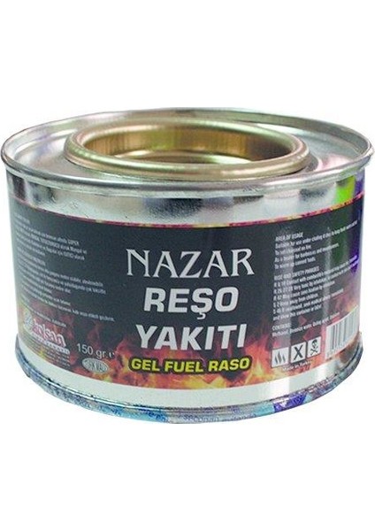 Reşo Jel Yakıt 150 Gr. Teneke Kutu Osmanlı Ocak Yakıtı