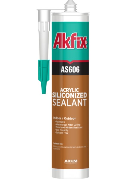 Sa606 Silikonize Mastik 310 Ml Beyaz