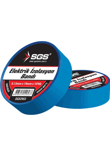 2953 Elektrik Bant Mavi