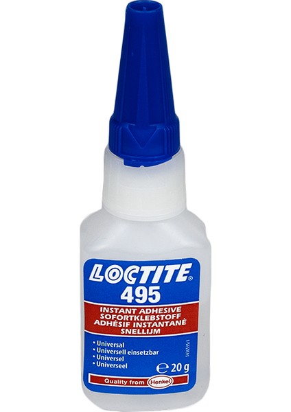 495 20 Gr Genel Amaçlı, Düşük Viskoziteli, Hızlı Yapıştırıcı