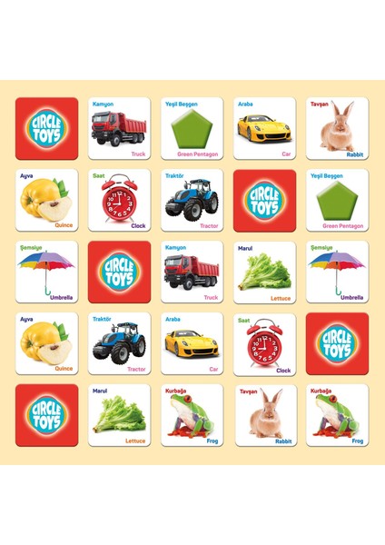 Circle Toys Match Up Eşleştirme Kartları