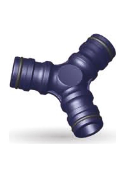 Yüksek Akışlı 19Mm 3 Yönlü Kavrama