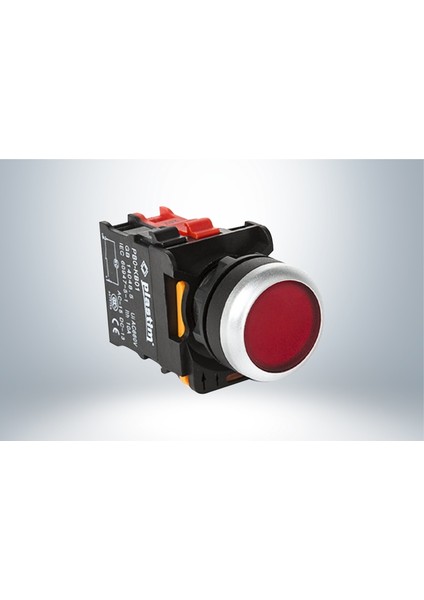Işıklı Buton Led 220V / Kırmızı