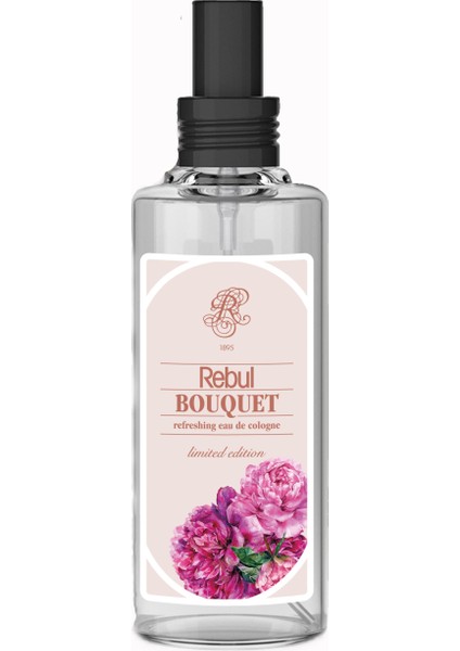 Bouquet Kolonya 100 Ml (Cam Şişe) Spreyli (Buket - Şakayık)