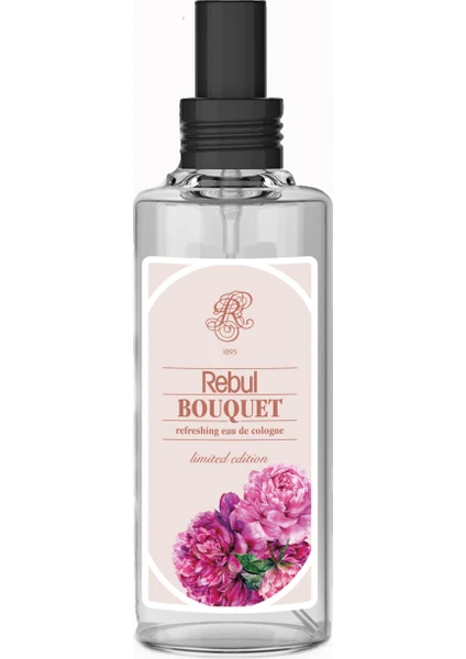 Bouquet Kolonya 100 Ml (Cam Şişe) Spreyli  (Buket - Şakayık)