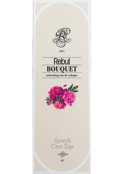 Bouquet Kolonya 100 Ml (Cam Şişe) Spreyli (Buket - Şakayık)