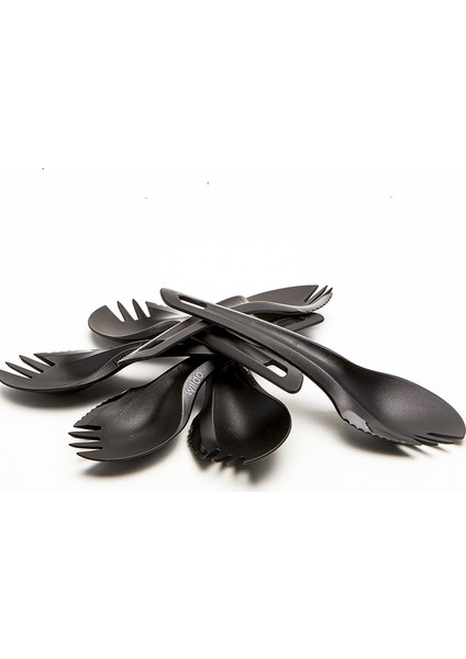 Spork Tek Renk 6lı Çatal Kaşık Set 63111