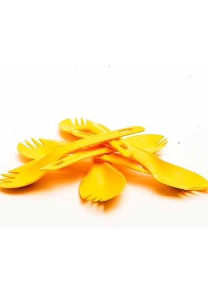 Spork Tek Renk 6lı Çatal Kaşık Set 63133