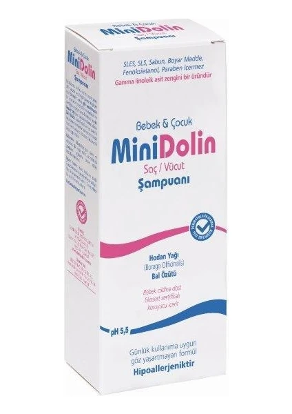 Minidolin Saç ve Vücut Şampuanı 250 ml