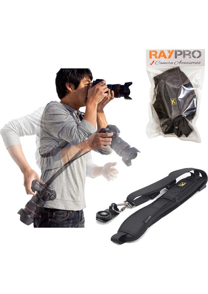 Tekli Çapraz Canon Nikon Sony Omuz Gövde Askisi (Single Strap)
