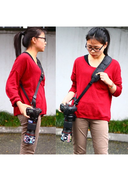 Tekli Çapraz Canon Nikon Sony Omuz Gövde Askisi (Single Strap) modelleri